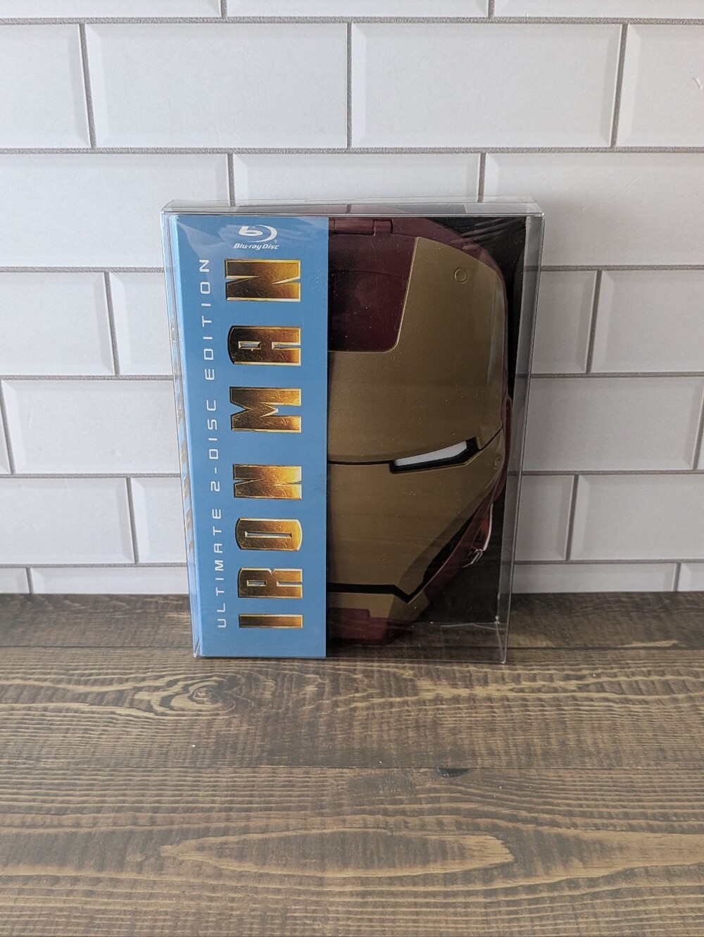 Iron Man Blu-ray 2-Disc Ultimate Edition with Collectible Helmet Case